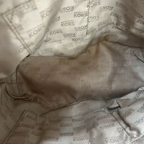 Michael Kors Mustard Yellow Saffiano Leather Tote Shoulder Bag - Picture 7 of 10